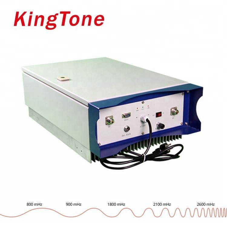 Kingtone 1800/2100/2600MHz 4G Repeater GSM/DCS WCDMA Lte Tri Band Repeater 2G 3G 4G Mobile Phone Signal Repeater Booster